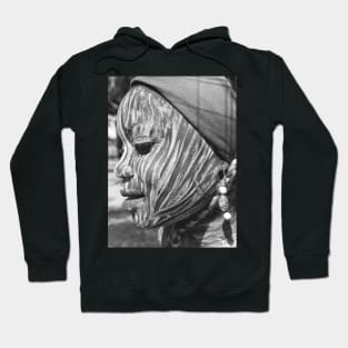 Vintage Profile of a Liberian Woman Hoodie